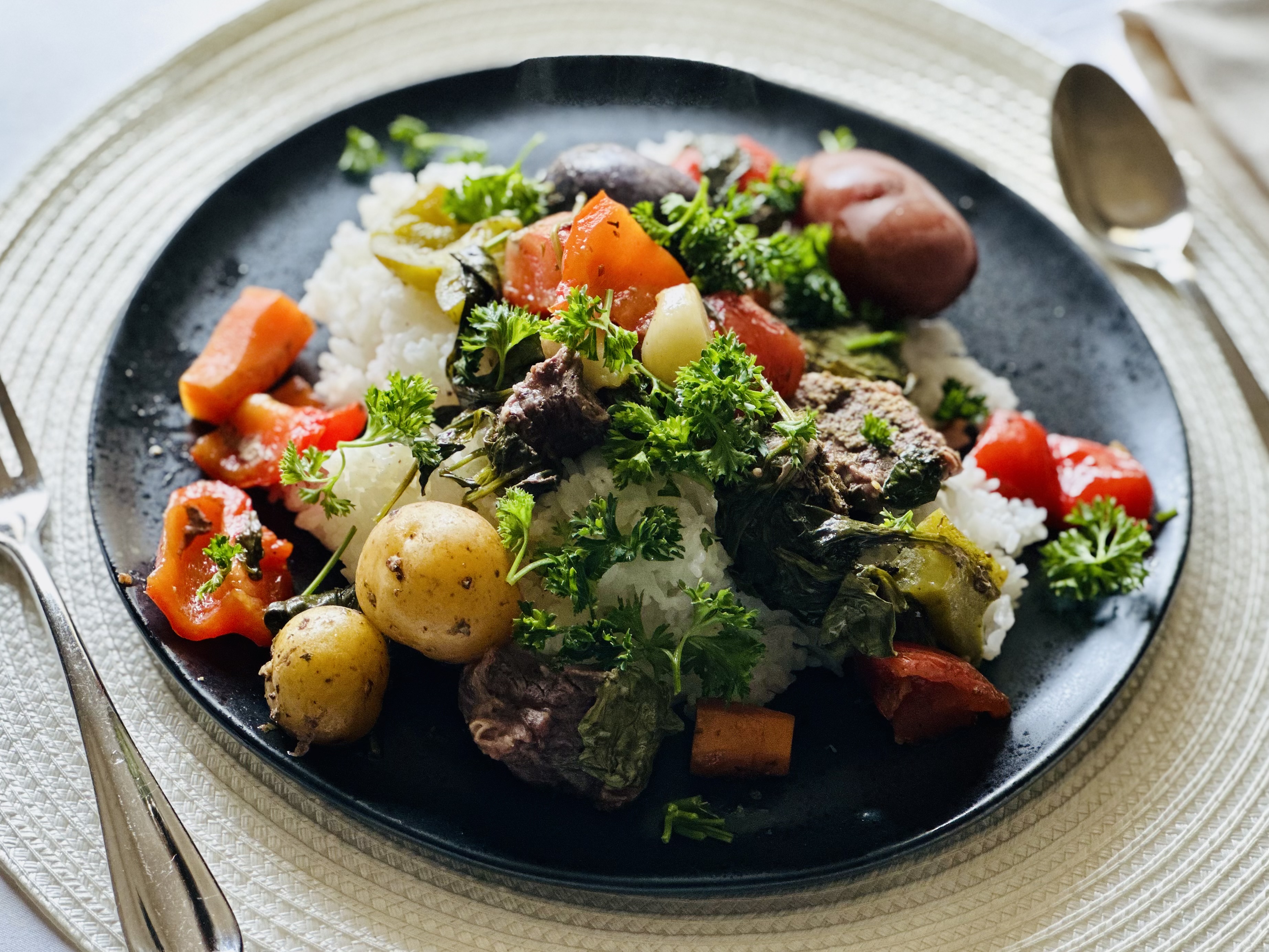 Meat & Veggie Foil Packets