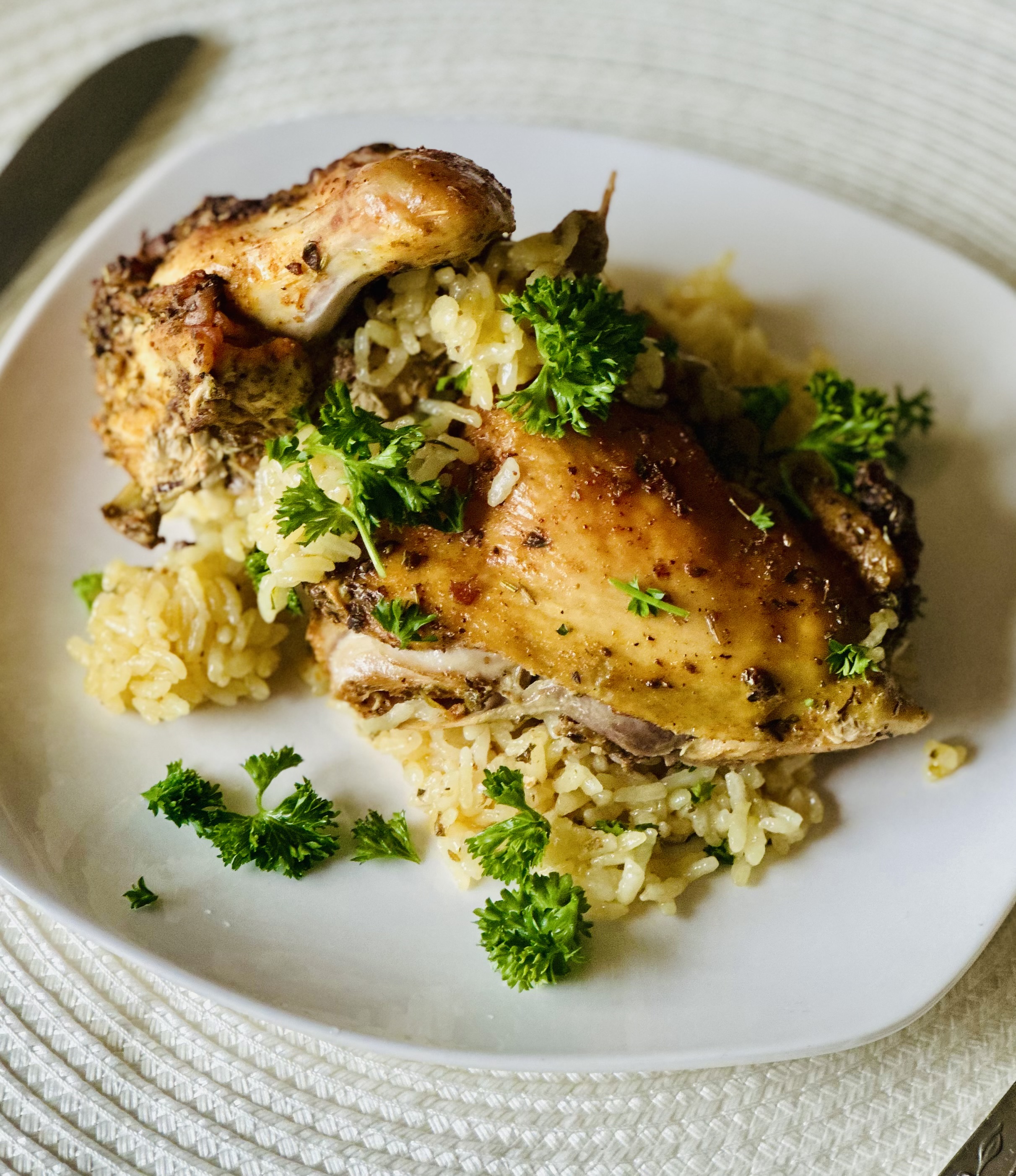 One Pot Turmeric Chicken & Rice