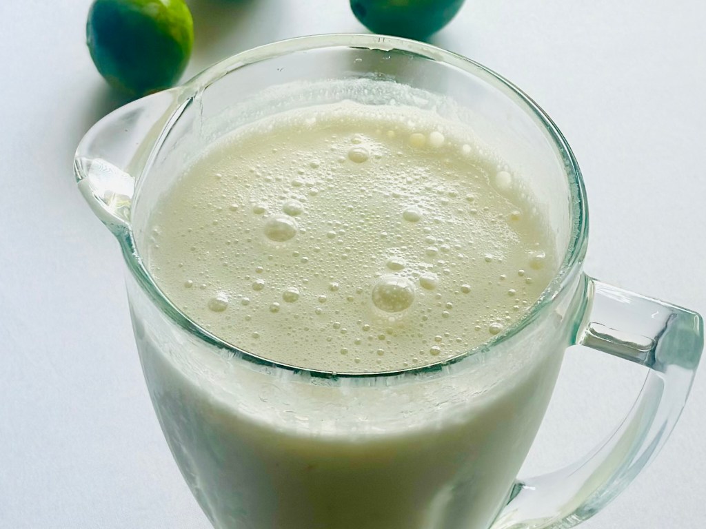 A blender full of Brazilian lemonade